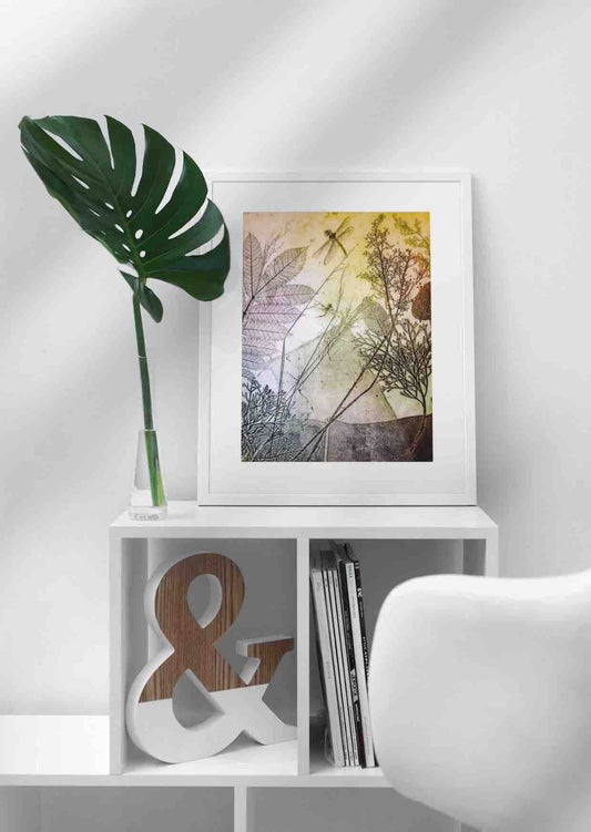 Rustic Dragonfly Fine Art Print