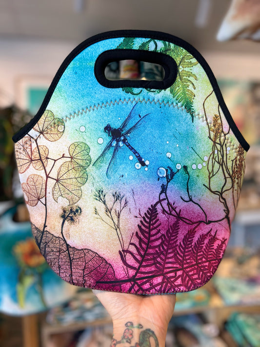 Dragonfly Neoprene Lunch Tote