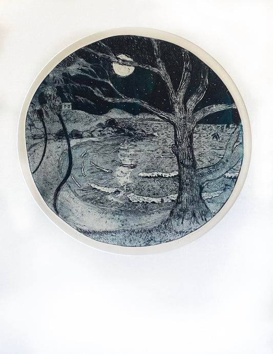 FRAMED Porthole to Cooee Bay