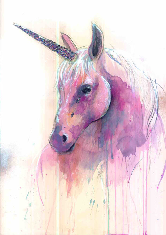 Pink Unicorn Fine Art Print