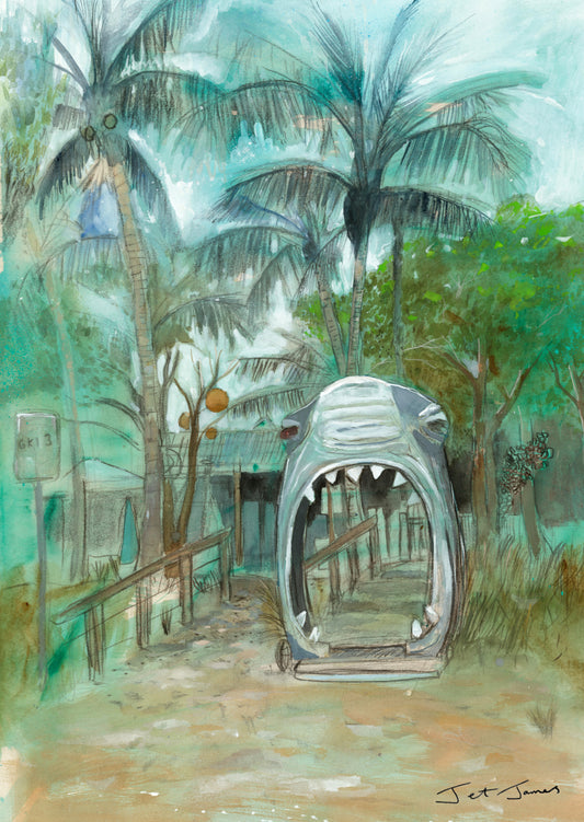 'Wrecked At Keppel' Fine Art Print