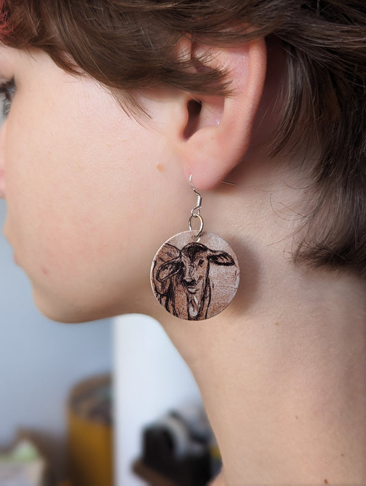 Brahman - Wooden Earrings