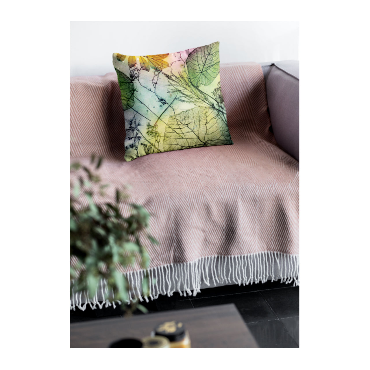Leaf Essence Cushion Cover