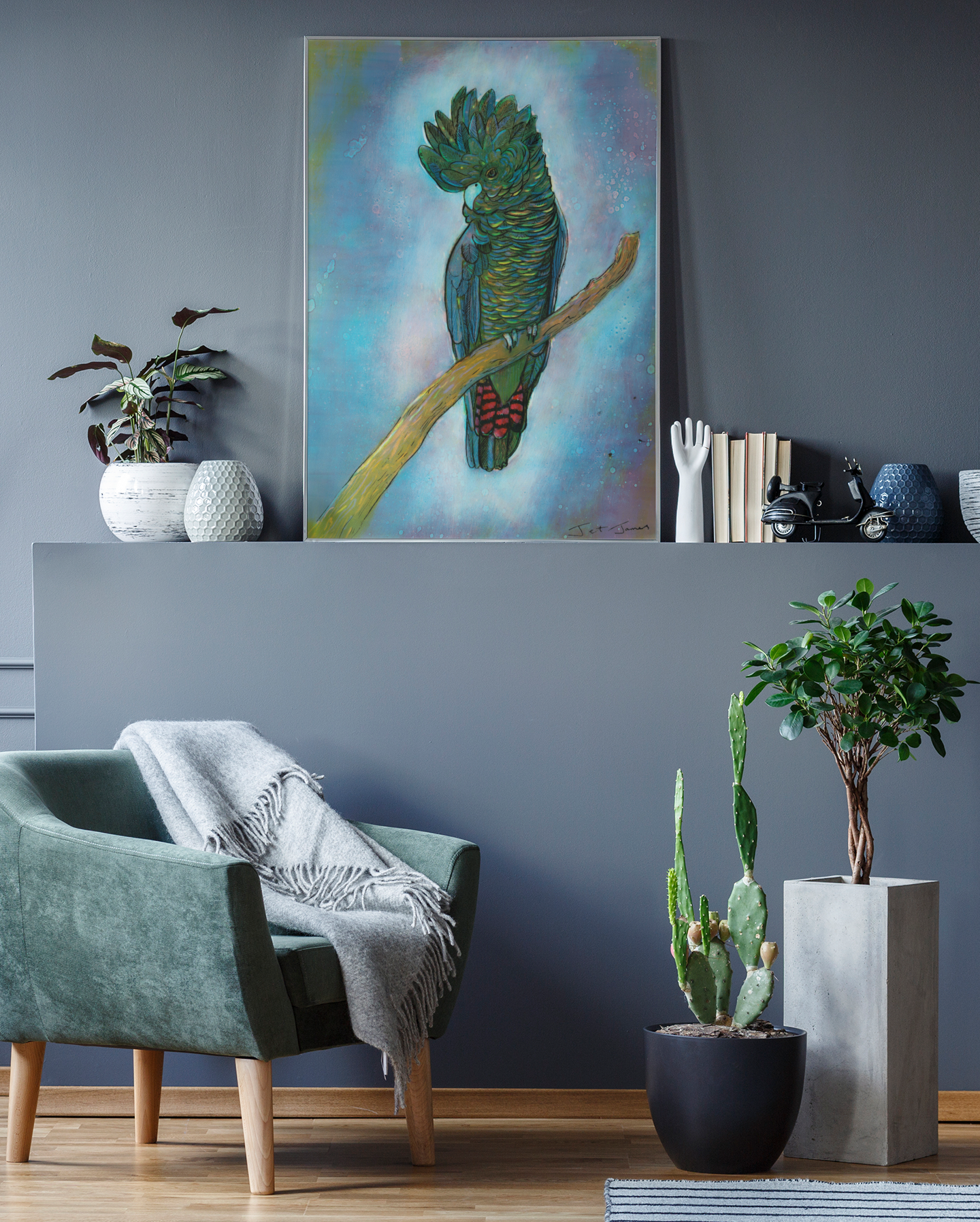 'Black Cockatoo 2023' Fine Art Print
