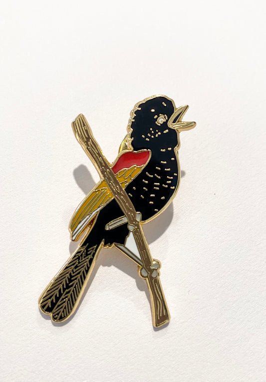 Red-Backed Fairy Wren Pin Badge