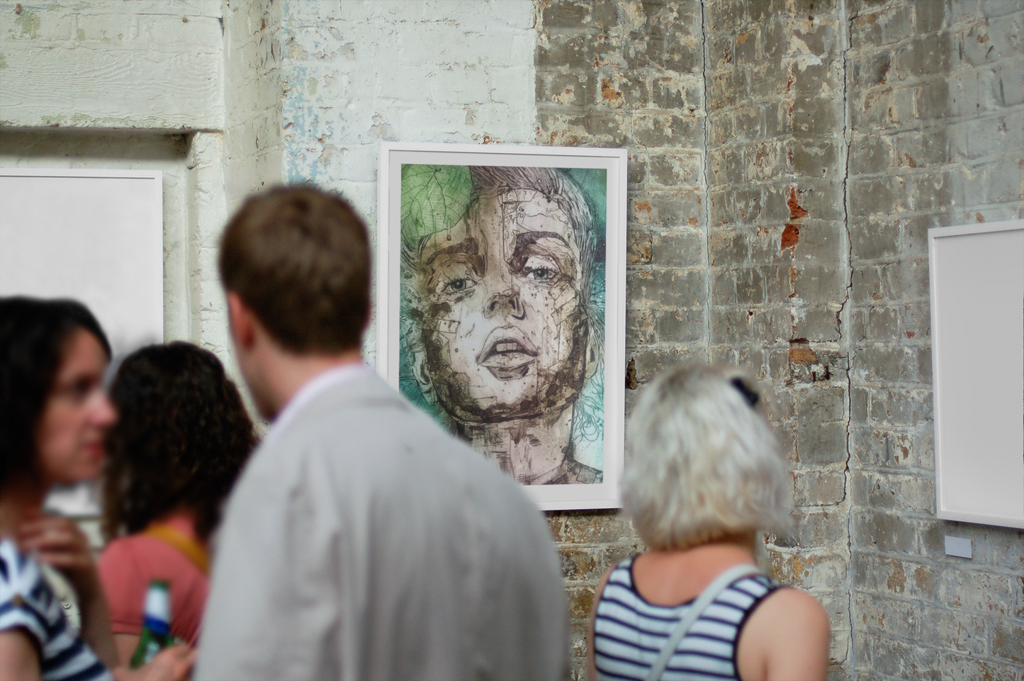 Fleeting Moment Portrait Art Print