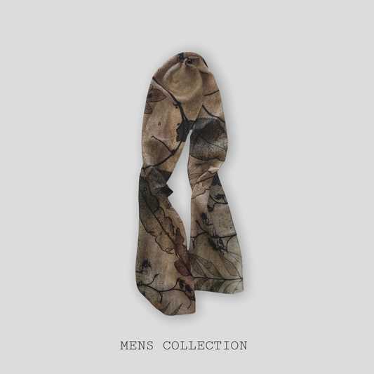 Muted Leaf Men's Scarf