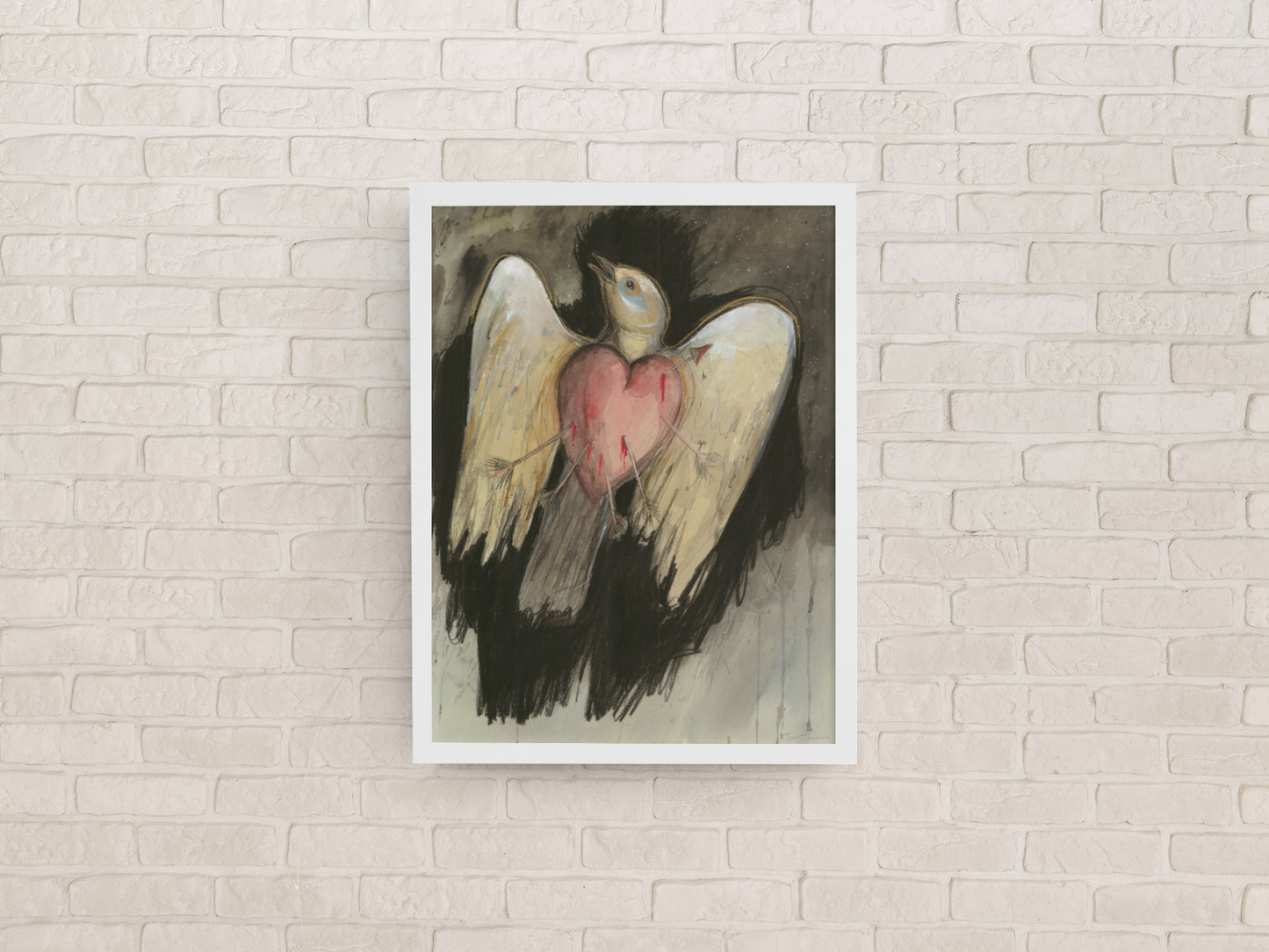 'Heartbreak Bird' Fine Art Print