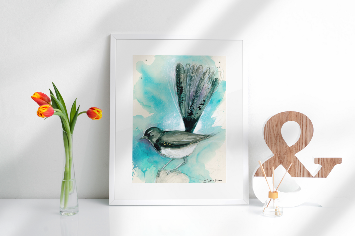 'Willy Wagtail' Fine Art Print