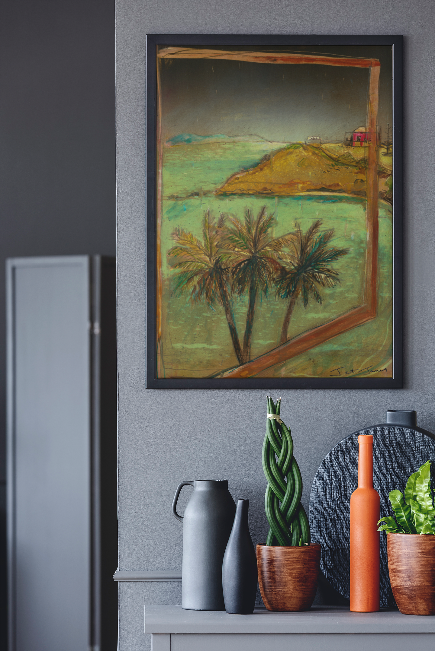 'Rainy Day At Cooee Bay' Fine Art Print