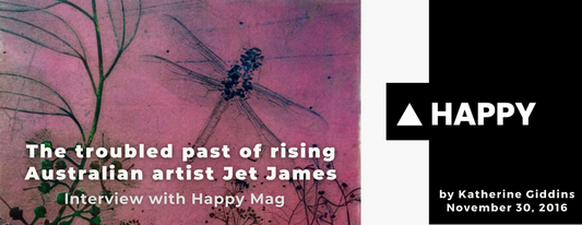 The troubled past of rising Australian artist Jet James (2016 Happy Mag Interview)