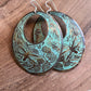 Etched Dragonfly Earrings