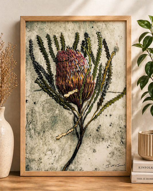 Banksia Art Print
