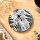 Dark Dragonfly Ceramic Coaster