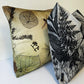 Brown Dragonfly Cushion Cover