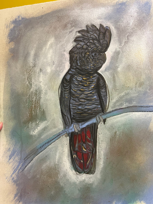 Original Red Tail artwork