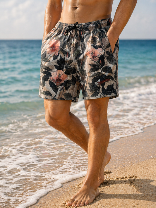 Hibiscus Board Shorts