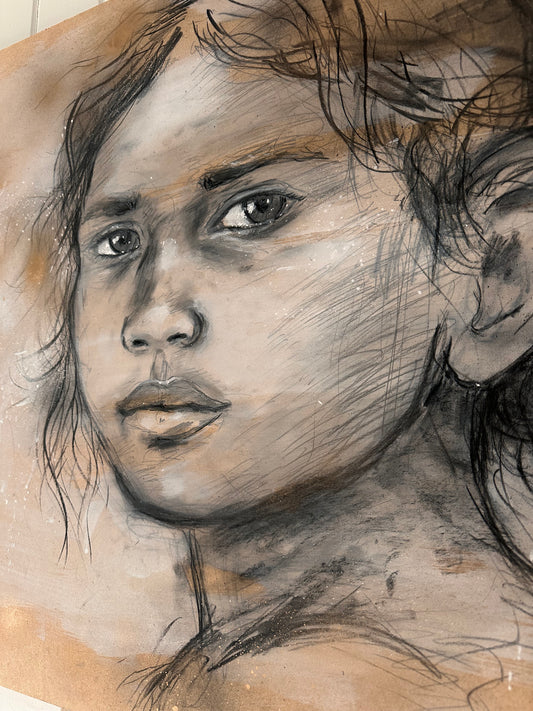 Shy Girl  Original artwork