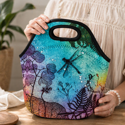 Ocean Dragonfly Lunch Tote
