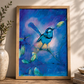Blue Wren Fine Art Print