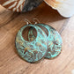Etched Dragonfly Earrings