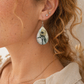 Handmade Metal Earrings - Sunflower
