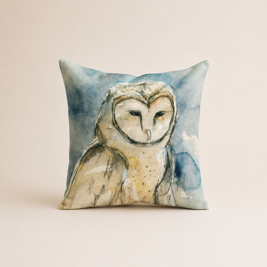 Barn Owl Cushion Cover