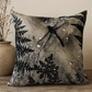 Dark Dragonfly Cushion Cover