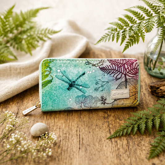 Ocean Dragonfly Inspired Wallet