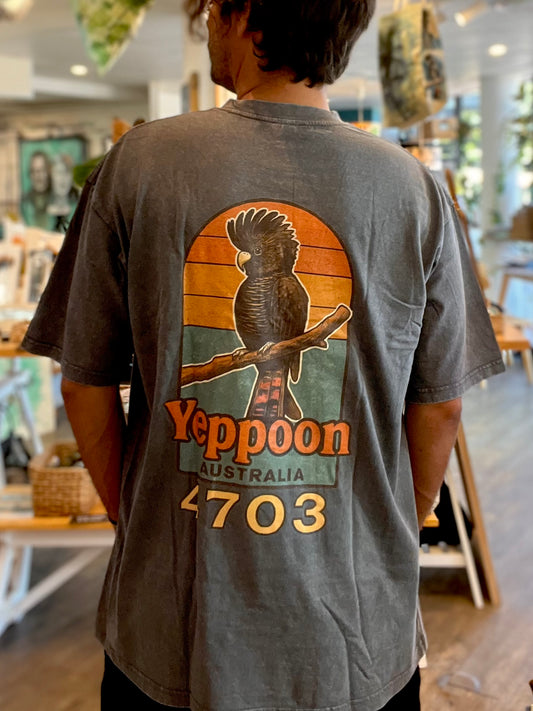 Red Tail Black Cockatoo Loose fit sized Cotton T-Shirt