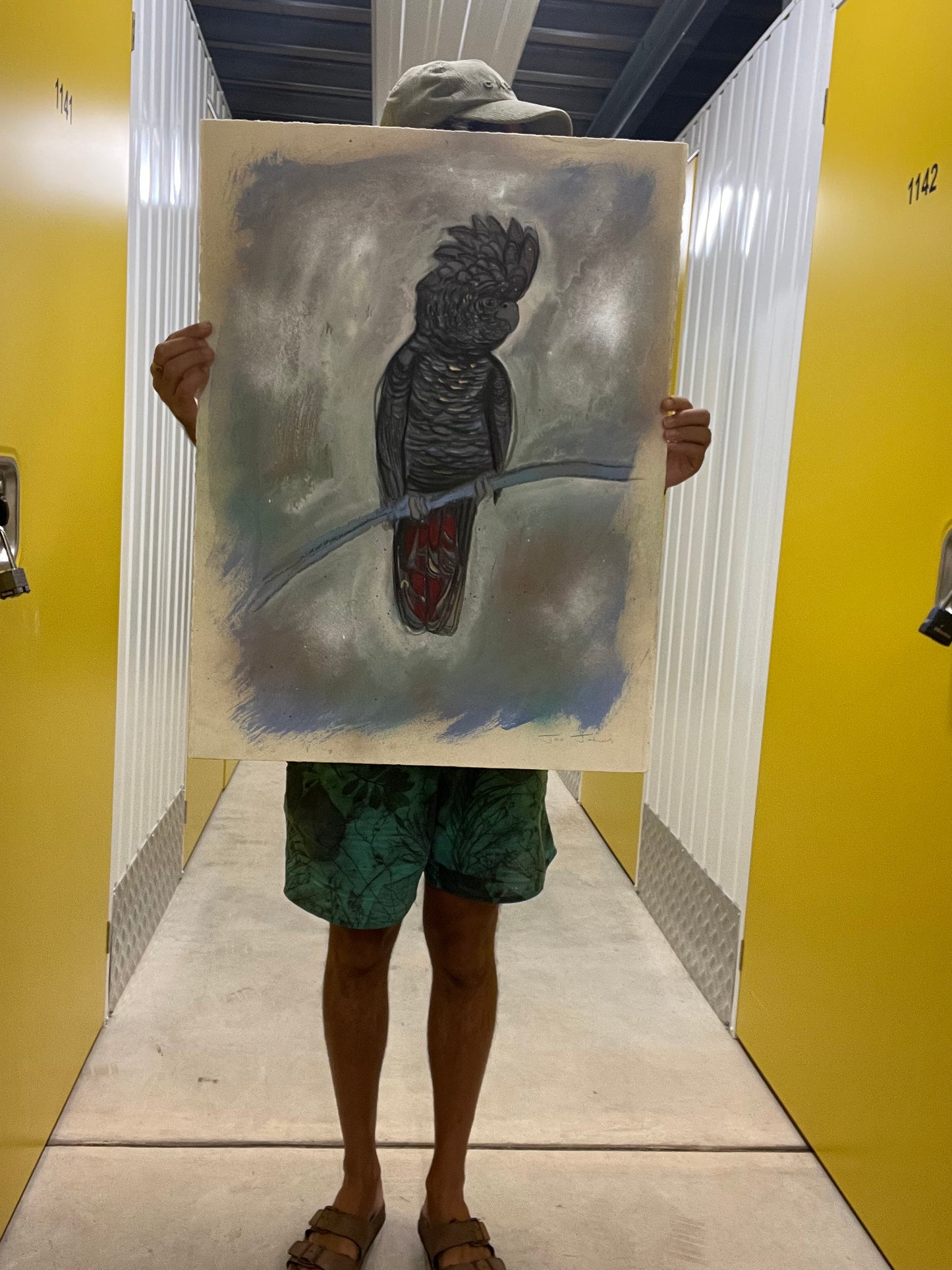 Original Red Tail artwork