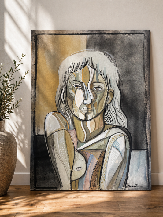 'Abstract Girl' Original Artwork