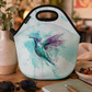 Humming Bird Neoprene Lunch Tote