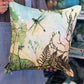 Green Dragonfly Cushion Cover