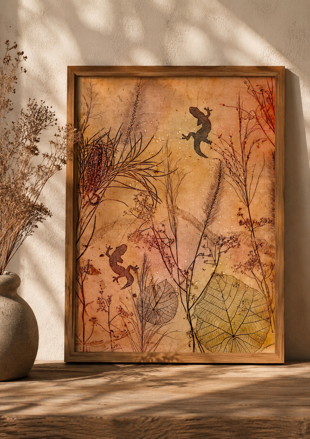 Gecko Run Fine Art Print
