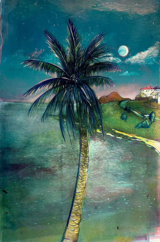 Original Palm at Cooee Bay Artwork