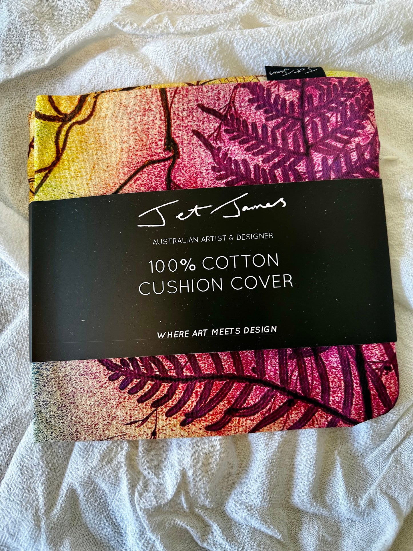 Rainbow  Dragonfly Cushion Cover