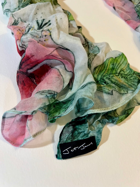 Hibiscus Scarf