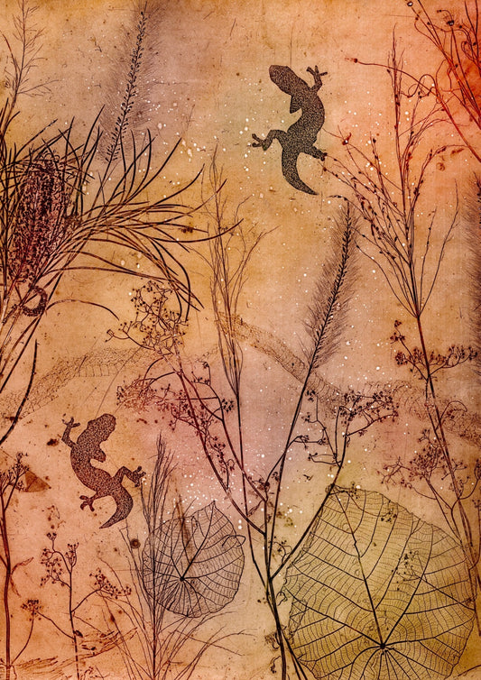 Gecko Run Fine Art Print