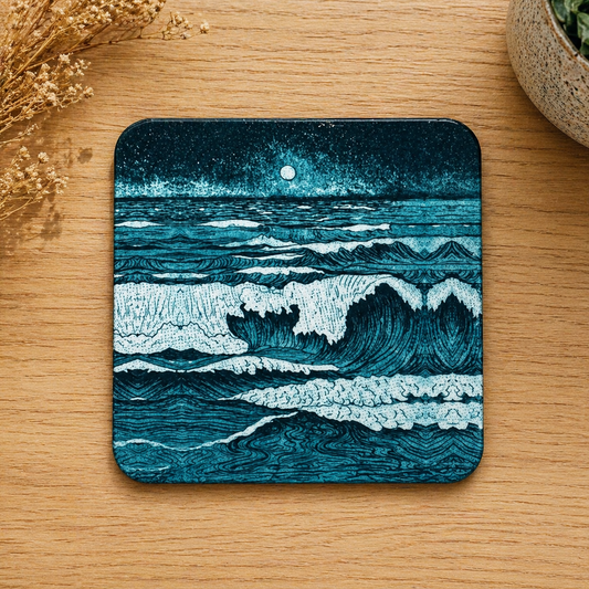 Wave Ceramic Coaster