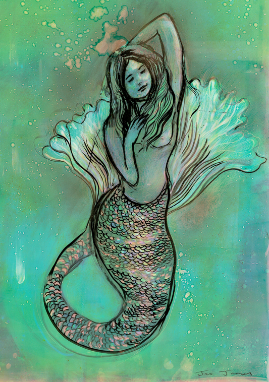 'Mermaid II' Fine Art Print