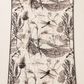 Purple Dragonfly + Black and White Leaf Essence Sand-Free Beach Towel