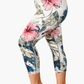 3/4 Length 'Hibiscus' Leggings