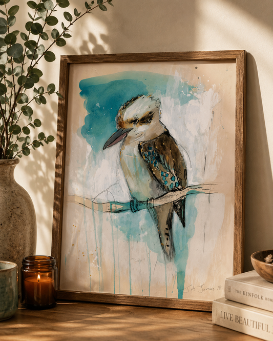 Kookaburra Fine Art Print
