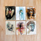 Set 2 Art + Healing  A6 Affirmation Postcard Set (6)