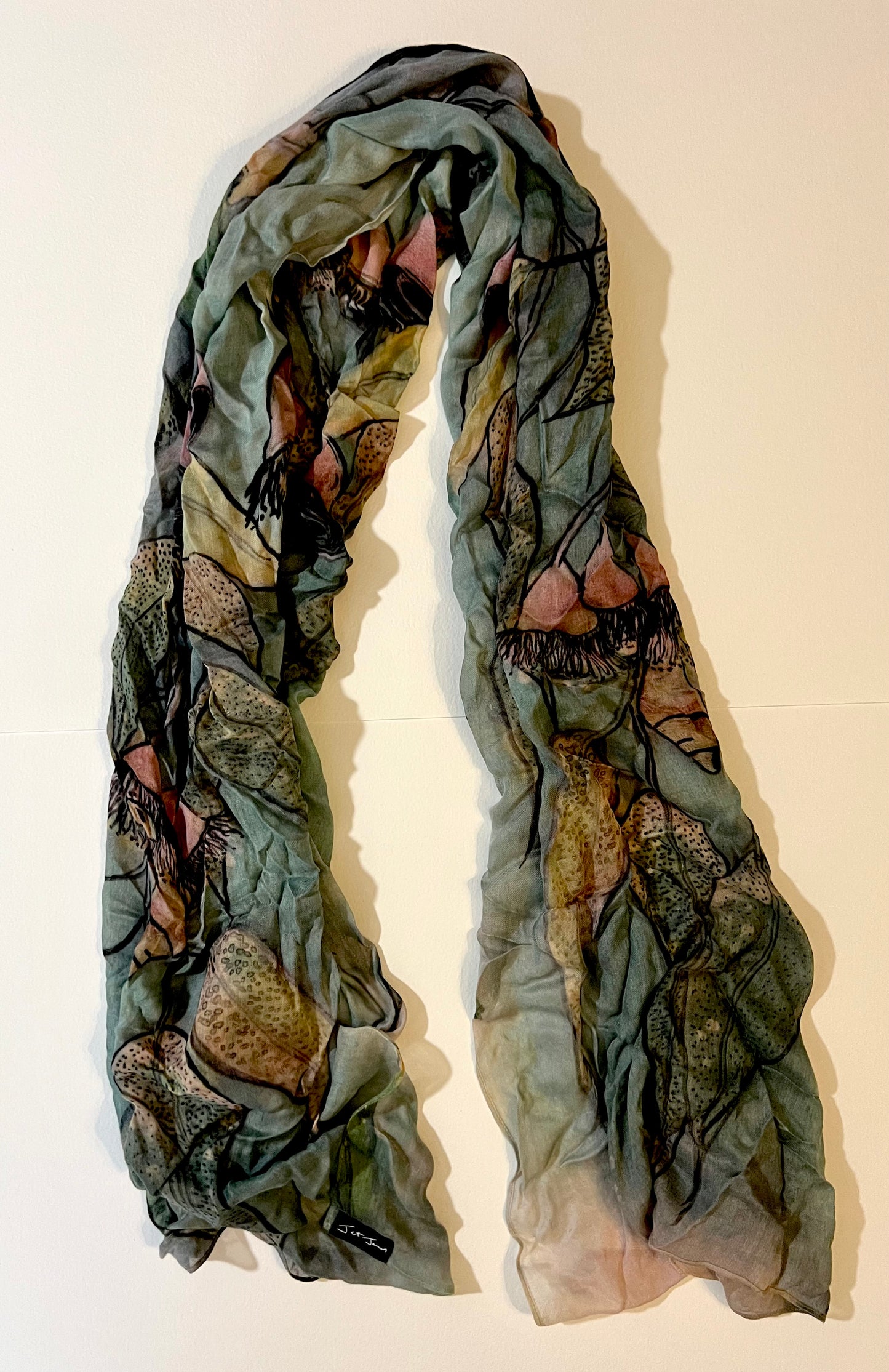 Gum Leaf Scarf