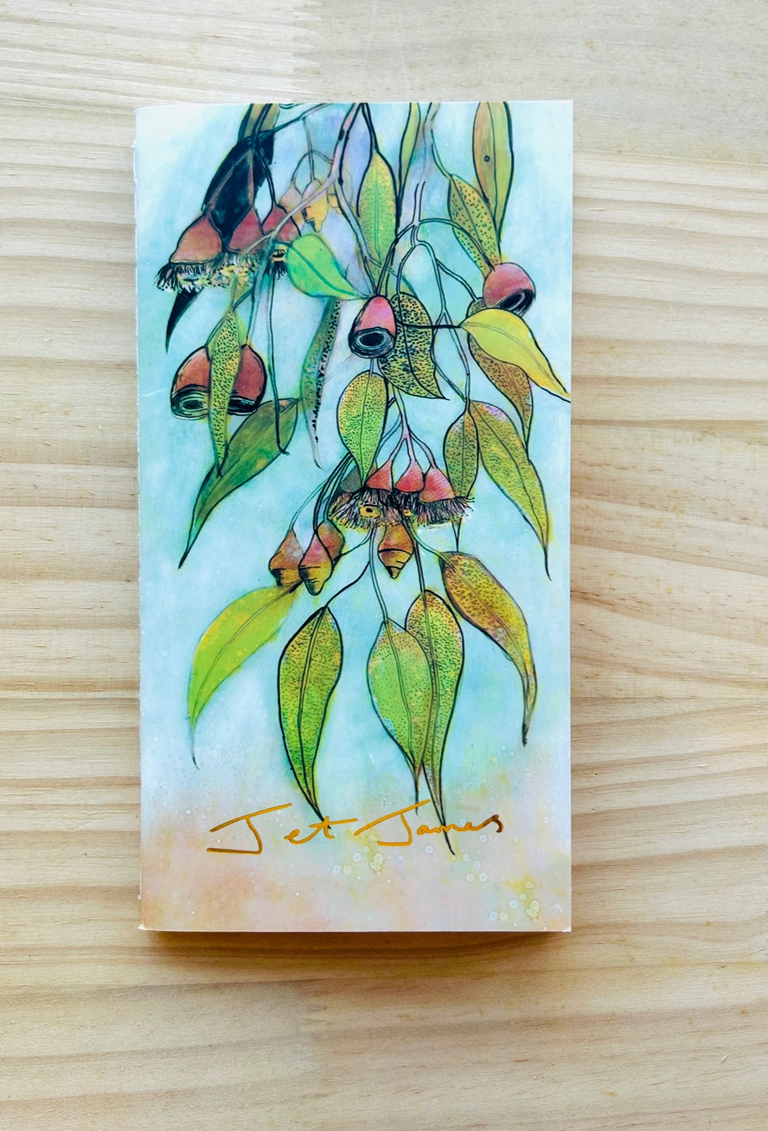 Pocket Note Book - Gum Leaf