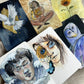 Set 1 Art + Healing  A6 Affirmation Postcard Set (6)