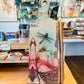 Wood and Resin Serving Board - Warm Dragonfly