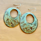 Etched Dragonfly Earrings
